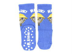 Mini Rodini blue hike anti-slip socks (2-pack)